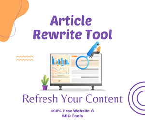 Free Article Rewrite Tool